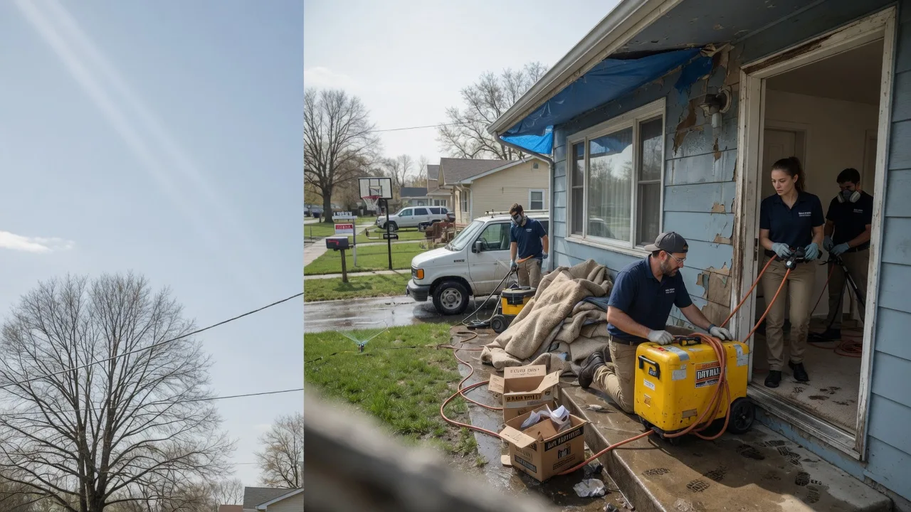 Basement Flood Cleanup in Castell, TX near me